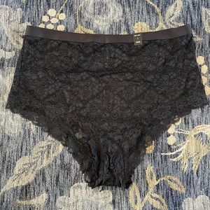Torrid Curve, Size 2 or 2X, Black Lace High Waist Panties